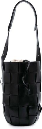 Bottega Veneta Pre-owned Bottega Veneta Nappa Intrecciato Casette Lantern Bucket Unisex R00356696S