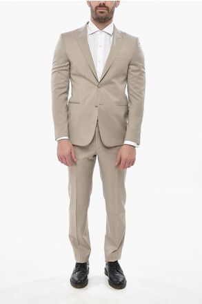 Corneliani CODE Virgin Wool Suit with Peak Lapel size 48