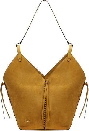 Isabel Marant Tampa Bag - Dames - Schoudertassen - Geel - ONE Size - Leer - Tassen