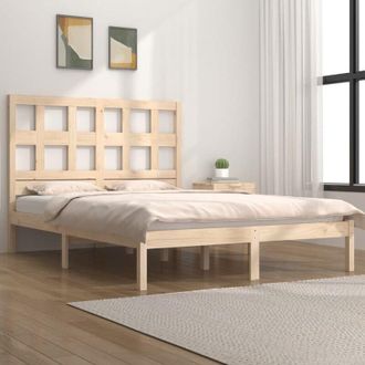 vidaXL Vidaxl - Estructura De Cama Sin Colch&oacute;n Madera Maciza De Pino 200x200 Cm