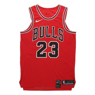 Nike Jordan Air Jordan NBA Michael Jordan Chicago Bulls Icon Edition Authentic Jersey 23 Red Box Edition BV7246-657