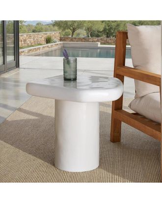 Safavieh Couture Rhianna Concrete Accent Table