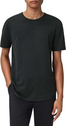 John Varvatos Blaise Wave Organic Cotton T-Shirt in Black at Nordstrom, Size Xx-Large