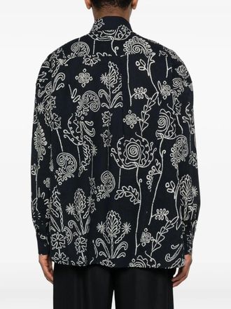 Giorgio Armani Fancy Printed Shirt Jacket