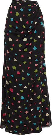 Moschino Gonna con stampa - Nero