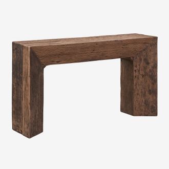 Sklum Consola Recibidor 150x35 Cm En Madera Reciclada Juvira Sklum