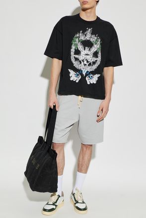 AllSaints T-shirt Palm Ripper, Mens, Black