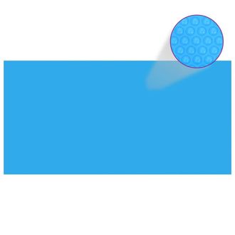 vidaXL Cubierta Para Piscina Rectangular 732x366 Cm Pe Azul Vidaxl