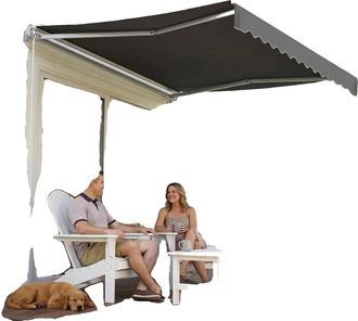 OEM Toldos, Accionamiento Manual, Protecci&oacute;n Uv, 2,5 X 2 M, Color Gris
