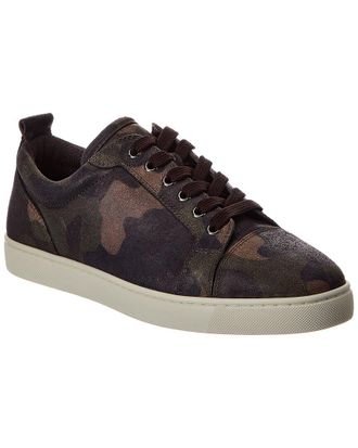 Christian Louboutin Mens Louis Junior Leather Sneaker