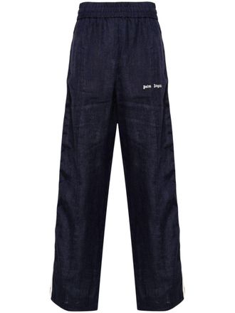 Palm Angels Mens Trousers Blue