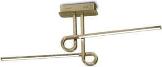 Mantra Inspired Mantra - Cinto - Semi Flush Ceiling Light 20W LED, 3000K, 1600lm, Antique Brass