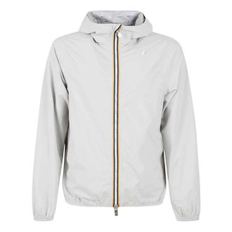 K-Way Stretch Dot Jacket - Heren - Zomerjassen - Beige - L - Nylon - Jassen
