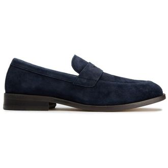HUGO BOSS Mens Limber Shoes - Blue Suede - Size UK 10