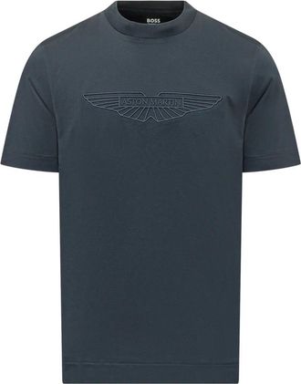 HUGO BOSS C-Thompson 243 - Heren - T-shirts - Blauw - XL - Katoen - Tops
