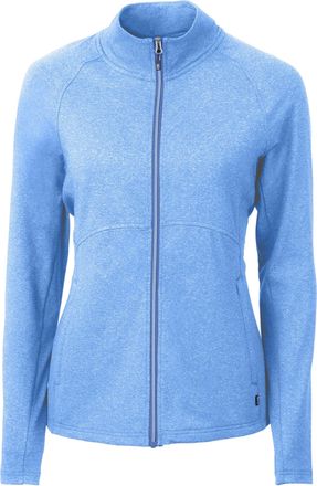 Cutter & Buck Adapt Eco Knit Heather Recycled Womens Full Zip