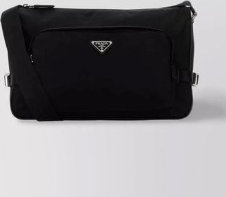 Prada large crossbody bag with adjustable strap and front pocket