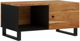 vidaXL Vidaxl - Coffee Table 80x50x40 cm Solid Wood Acacia&Engineered Wood