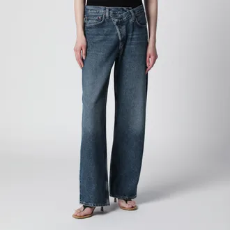 A Gold E Jeans Arc Criss Cross indaco scuro