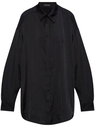 Balenciaga Camicia con ricamo - Nero