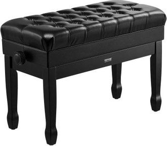 OEM Banco De Piano 750x360x515-595 Mm Silla De Piano Con Coj&iacute;n Acolchado De Alta Densidad Almacenamiento Para Libros De M&uacute;sica Taburete De Madera Para Pia