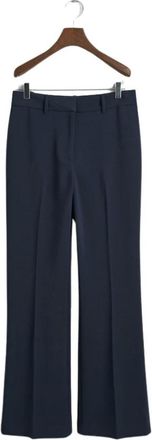GANT Pantalones Acampanados Slim - Trousers - Mujer - Azul - S