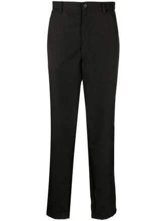 Comme Des Garçons mid-rise straight-leg trousers - Black