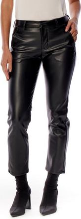 LBLC The Label Franny Vegan Leather Trouser in Black at Nordstrom, Size X-Small