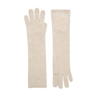 By Malene Birger Accessoires, Dames, Beige, ONE Size, Kasjmier, Handschoenen