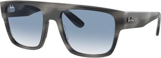 Ray-Ban DRIFTER Blue Clear Gradient Square Unisex Sunglasses RB0360S 14043F 57
