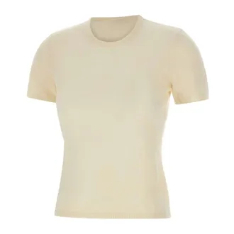 The Garment Round-neck Knitwear, female, White, Size: 2XS Como Knit Tee