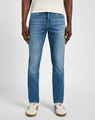 Lee Skinny-fit-Jeans LEE Lee Jeans Malone, Herren, Gr. 31, L&auml;nge 32, blau, Obermaterial: 92% Baumwolle CO. 6% Elastomultiester ELE. 2% Elasthan EL., Jeans