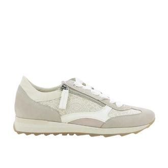 DL Sport Schoenen, Dames, Beige, 37 EU, Leer, 6959 Vers 01 Sneaker