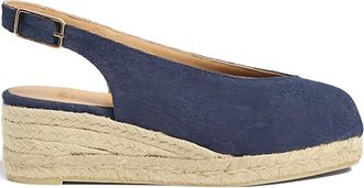 Castaner 50mm Dosalia espadrilles - women - Organic Cotton/Sheepskin/Jute/Rubber - 40 - Blue