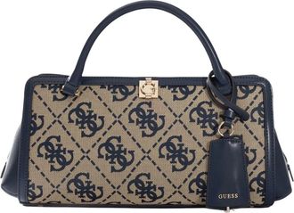Guess Audrey Petit Monogramme - Dames - Handtassen - Blauw - ONE Size - Polyester - Tassen
