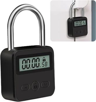 OEM Candado Digital Con Temporizador - Usb - Pantalla Lcd - M&aacute;ximo 99 Horas