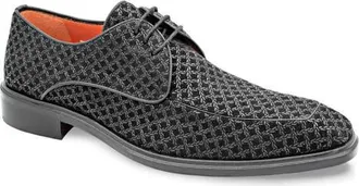 Mezlan Embossed Derby in Black at Nordstrom, Size 11.5