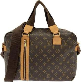 Louis Vuitton Vintage, unisex, Bruin, ONE Size, Pre-owned Vintage Canvas Crossbody Bag