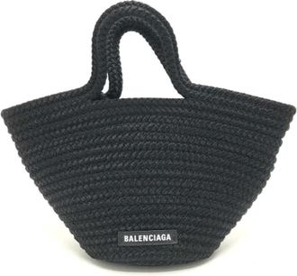 Balenciaga Pre-owned Tote Bags, female, Black, Size: ONE SIZE Pre-owned Leather balenciaga-bags