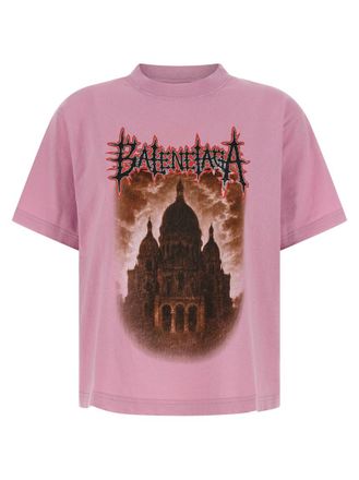 Balenciaga Pink Sacr Cur T-shirt