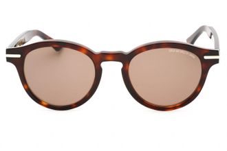 Cutler and Gross CG1338S Round Acetate Sunglasses - Brown