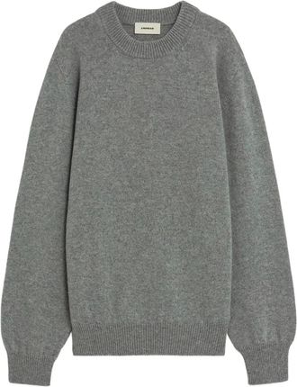 A Paper Kid ribbed crew neck knitwear - men - Fabric - 52 - Grey