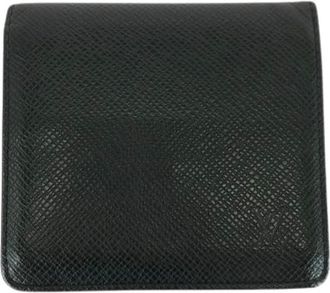 Louis Vuitton Pre-owned Wallets, male, Black, Size: ONE SIZE Pre-owned Leather wallets