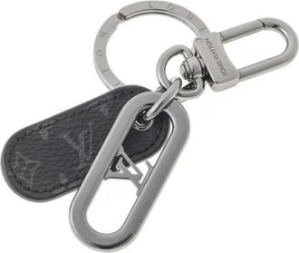 Louis Vuitton Pre-owned Accessories, male, Black, Size: ONE SIZE Pre-owned Canvas Key-holder