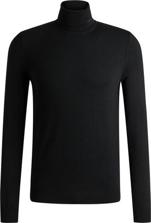 HUGO BOSS Truien & Vesten, Heren, Zwart, S, Stijlvolle Jeans met Trekkoord