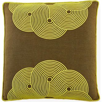 Jonathan Adler Pompidou Pillow in Avocado Half Circles at Nordstrom, Size 1Ft 8In X 1Ft 8In