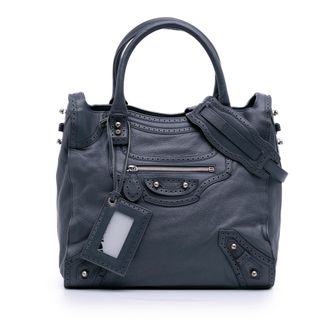 Balenciaga Stads Klassieke Leren Handtas