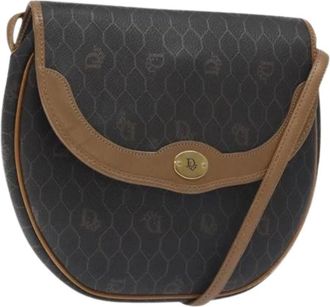 Dior Pre-owned Cross Body Bags, female, Multicolor, Size: ONE SIZE Pre-owned Vintage Canvas Cross Body Bag