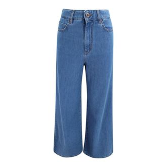 Max Mara Wide Jeans, female, Blue, Size: 2XS Wide Jeans