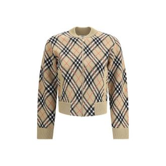 Burberry Beige Wool Womens Cardigan